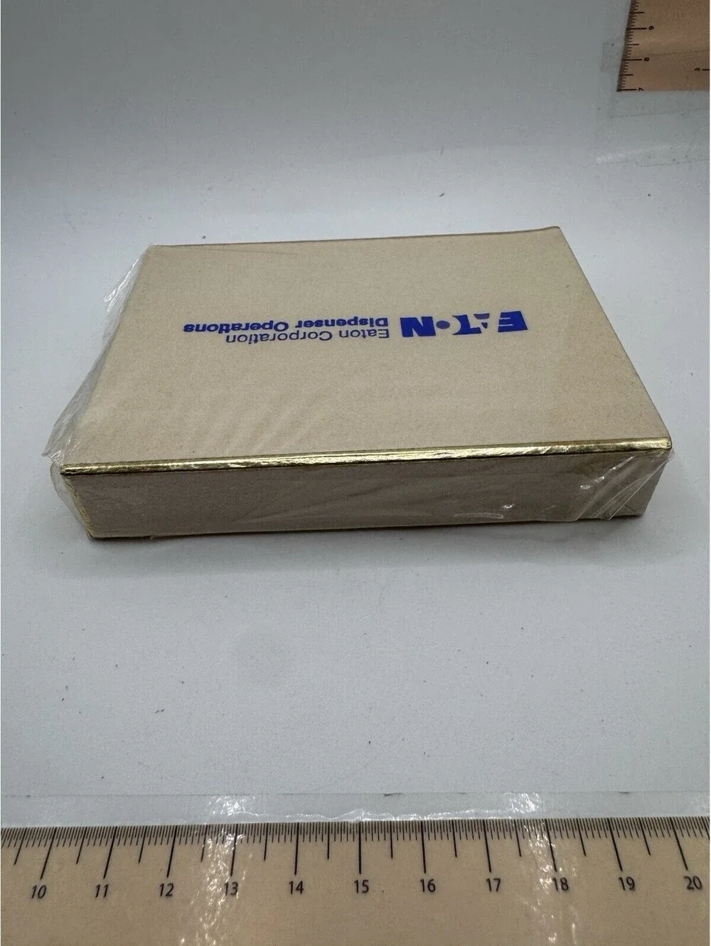 Sealed 2-pack of promotional playing cards from Eaton Corporation